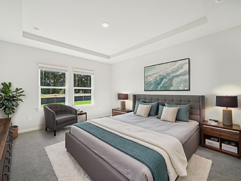 The Sherwood floorplan with the Charm Burlap interior package. The Sherwood floorplan with the Charm Burlap interior package.