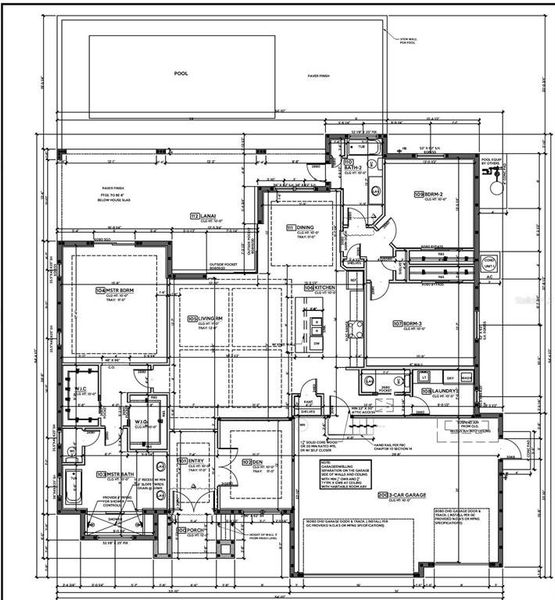 Catalina 2 - Floor Plan with dimensions