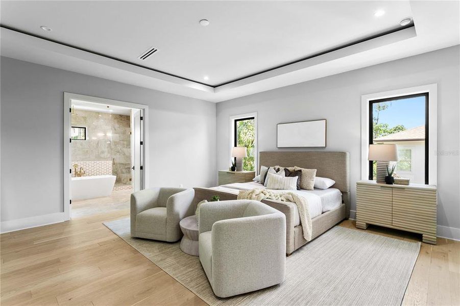 Furnished interior view inside a new home in , Tampa (Image 46). Furnished interior view inside a new home in , Tampa (Image 46).