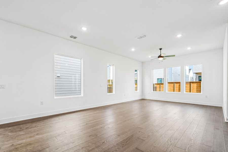 Spacious, unfurnished interior of a new home in Novel, Austin (Image 15). Spacious, unfurnished interior of a new home in Novel, Austin (Image 15).