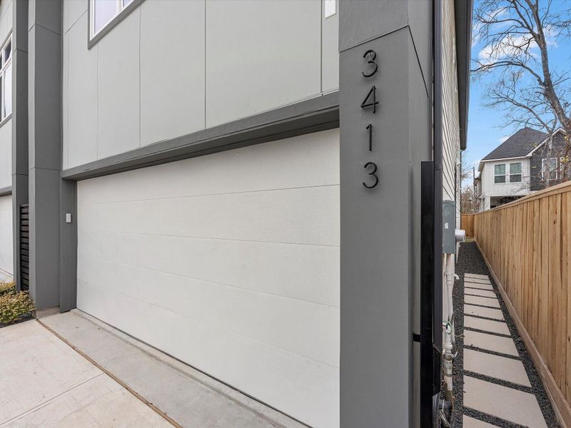 Exterior details and patio area of a home in , Houston (Image 25).