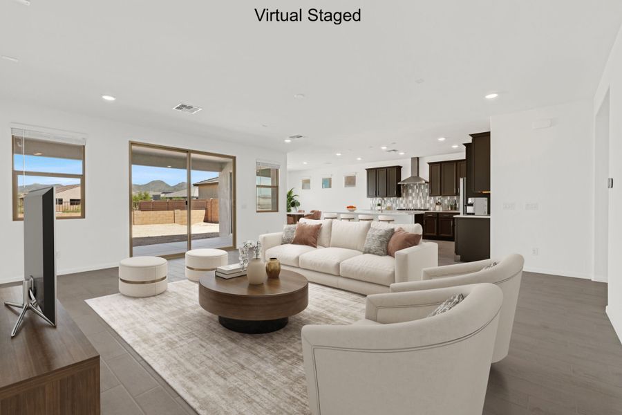 Furnished interior view inside a new home in Montelena, Marana (Image 3).