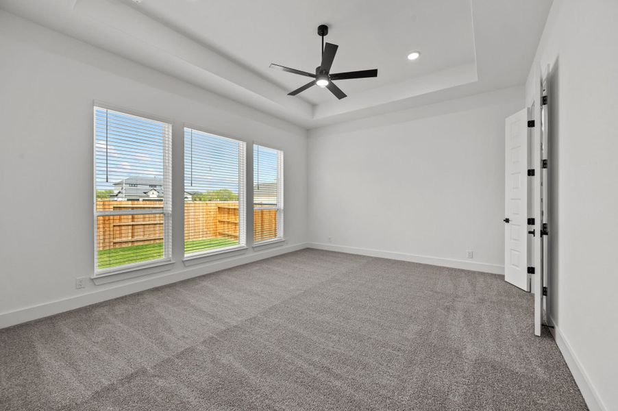 Representative unfurnished interior of a home built from the Ainsley by Chesmar Homes in Mesa Western, Cibolo (Image 12).