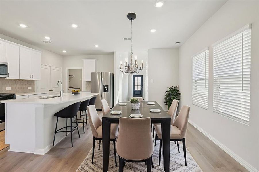 Photo is not of the actual home, but is an inspirational photo of builder’s model home and may depict options, furnishings, and/or decorator features that are not included.