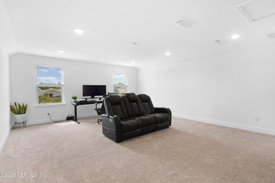 Furnished interior view inside a new home in TrailMark, St. Augustine (Image 27).