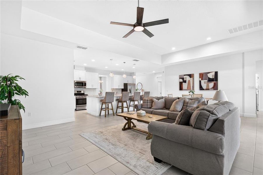 Furnished interior view inside a new home in , Mount Dora (Image 30). Furnished interior view inside a new home in , Mount Dora (Image 30).