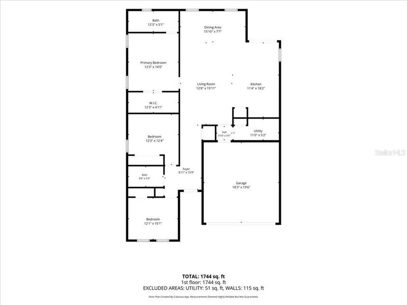 2D floor plan layout of this home in , Weeki Wachee, FL (Image 5). 2D floor plan layout of this home in , Weeki Wachee, FL (Image 5).