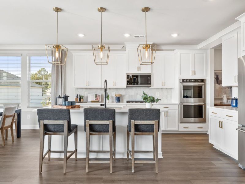 Furnished interior view inside a new home in Vines at Mill Creek - Legacy Series, Braselton (Image 6). Furnished interior view inside a new home in Vines at Mill Creek - Legacy Series, Braselton (Image 6).