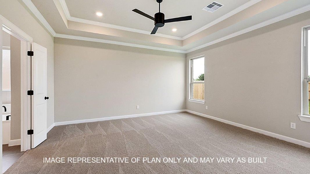 Spacious, unfurnished interior of a new home in Wellborn Settlement, College Station (Image 17).
