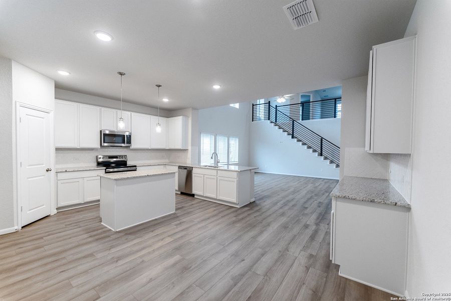 Furnished interior view inside a new home in Cloud Country, New Braunfels (Image 5).