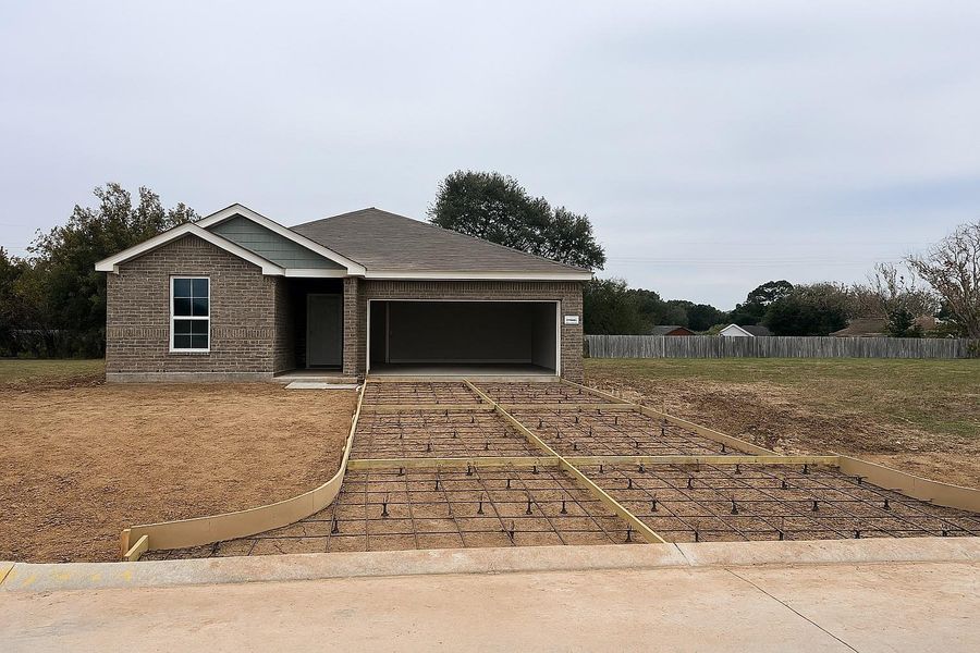In-progress construction of a new home in Russell Ranch, Bay City, TX (Image 21).