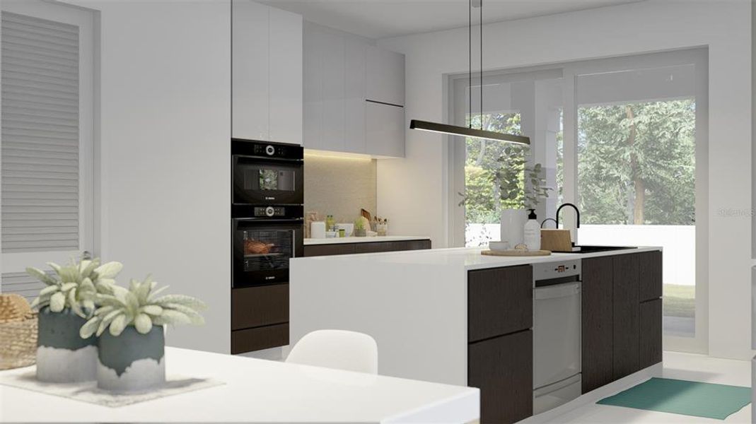 Furnished interior view inside a new home in , Tampa (Image 16).