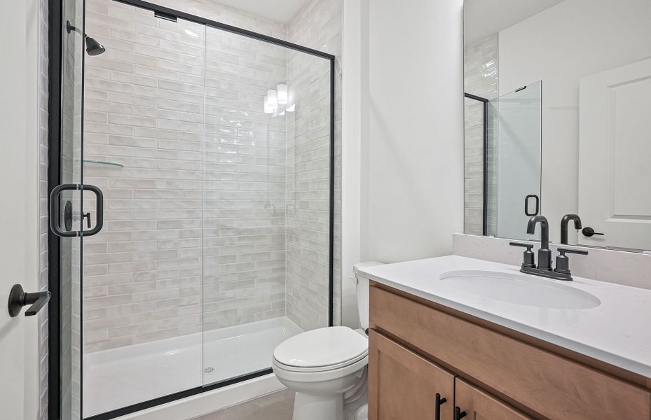 Furnished interior view inside a new home in Carolina Riverside, Belmont (Image 16).