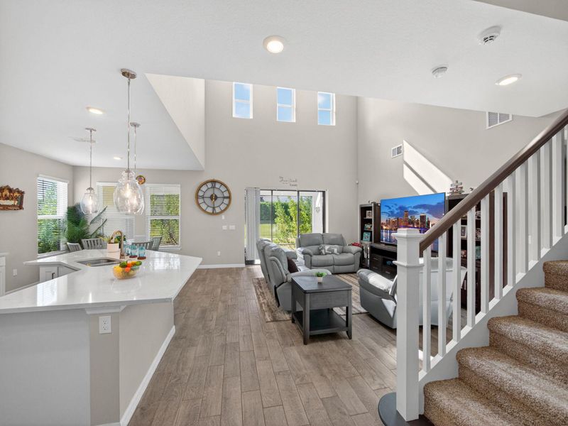 Furnished interior view inside a new home in , Port St. Lucie (Image 29).