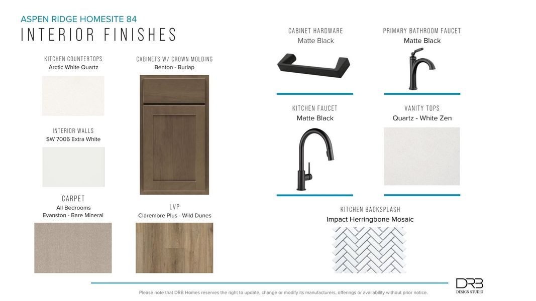 Furnished interior view inside a new home in Aspen Ridge, Lyman (Image 30).