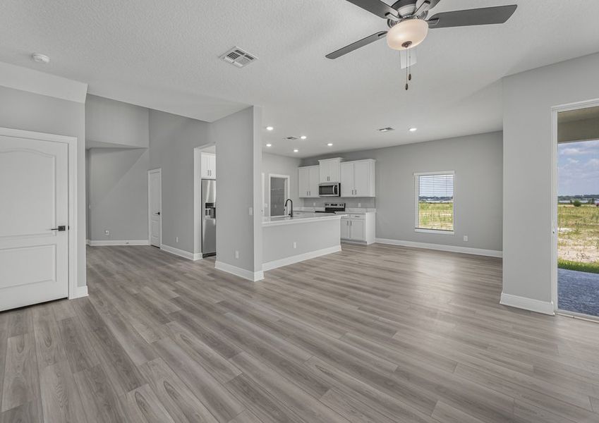 The open-concept layout of this home is perfect for entertaining!