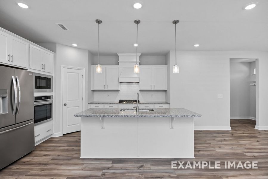 Representative furnished interior of a home built from the The Preston A by Davidson Homes LLC in Wendell Ridge, Wendell (Image 26).