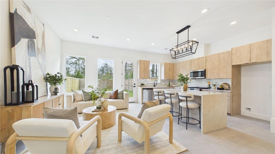 Furnished interior view inside a new home in Cebra Court, Houston (Image 31).