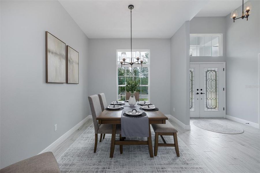 Furnished interior view inside a new home in , Homosassa (Image 7).
