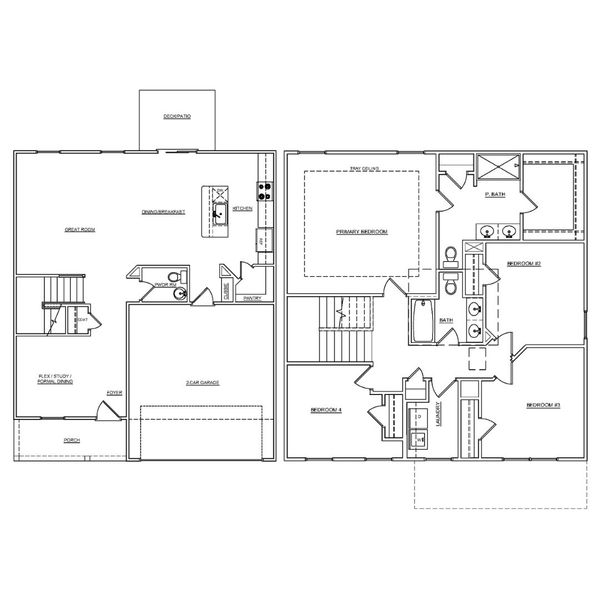 2D floor plan layout for the Willow by McGuinn Homes in Forts Ridge, Pelion, SC (Image 3). 2D floor plan layout for the Willow by McGuinn Homes in Forts Ridge, Pelion, SC (Image 3).