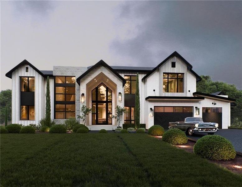 Front exterior of a new home in , Buford, GA, highlighting curb appeal (Image 5).