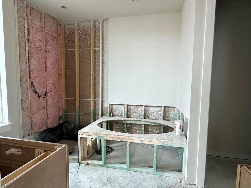 In-progress construction of a new home in Meridiana, Manvel, TX (Image 24).