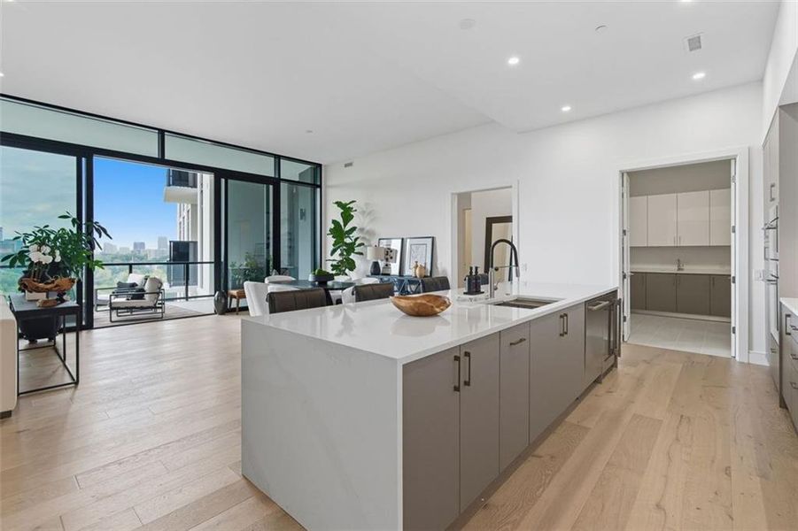 Furnished interior view inside a new home in The Dillon Buckhead, Atlanta (Image 28).