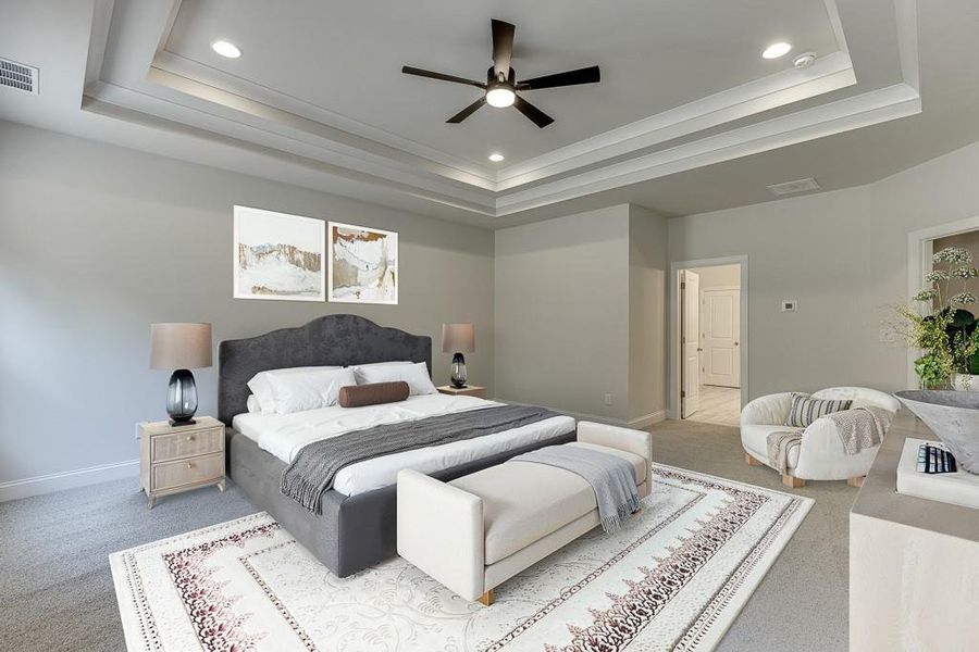 Furnished interior view inside a new home in , Bishop (Image 18). Furnished interior view inside a new home in , Bishop (Image 18).