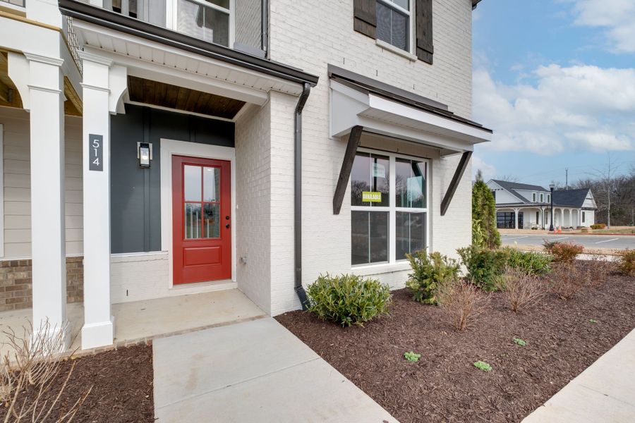 Exterior details and patio area of a home in Anderson Park, Hendersonville (Image 3).