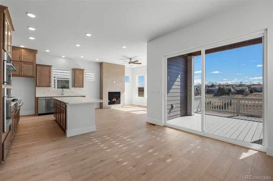 Furnished interior view inside a new home in Trailside at Cottonwood Creek, Colorado Springs (Image 5).