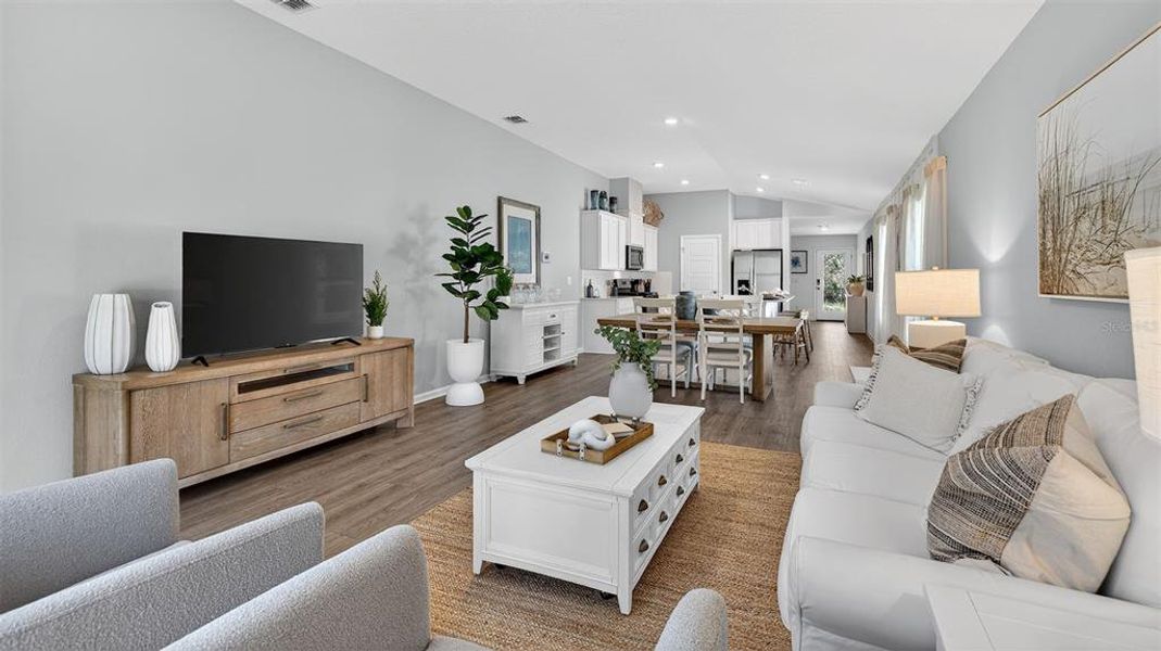 Furnished interior view inside a new home in Grand Reserve, Bunnell (Image 13).