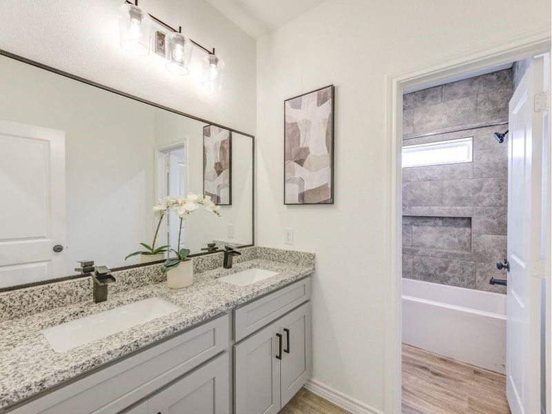 Furnished interior view inside a new home in , Cleveland (Image 7).