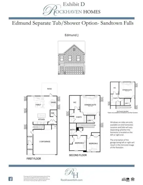 2D floor plan layout of this home in Sandtown Falls, Atlanta, GA (Image 2). 2D floor plan layout of this home in Sandtown Falls, Atlanta, GA (Image 2).