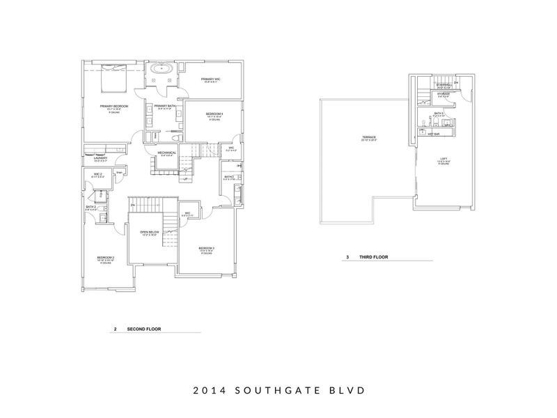 2D floor plan layout of this home in , Houston, TX (Image 7). 2D floor plan layout of this home in , Houston, TX (Image 7).
