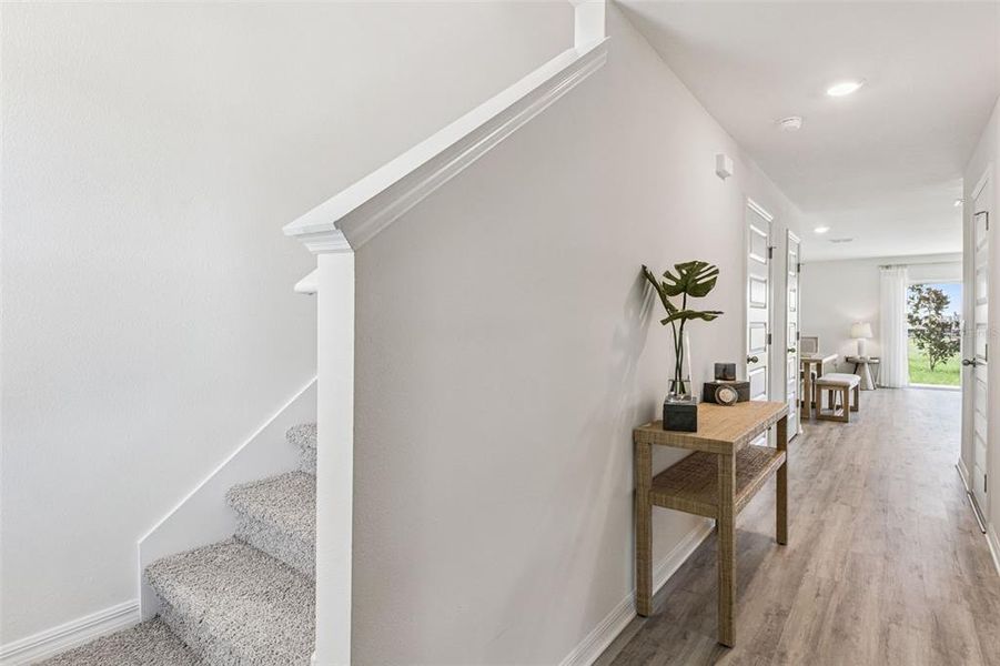 Furnished interior view inside a new home in Danbury at Ridgewood Lakes, Davenport (Image 15).