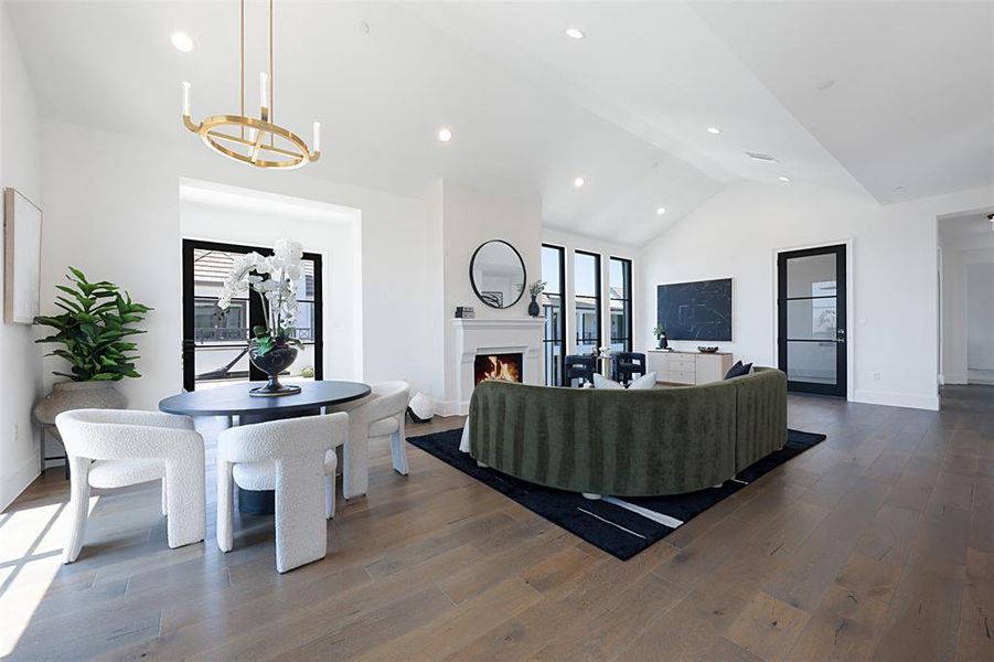 Furnished interior view inside a new home in The Corvalla, Frisco (Image 14). Furnished interior view inside a new home in The Corvalla, Frisco (Image 14).