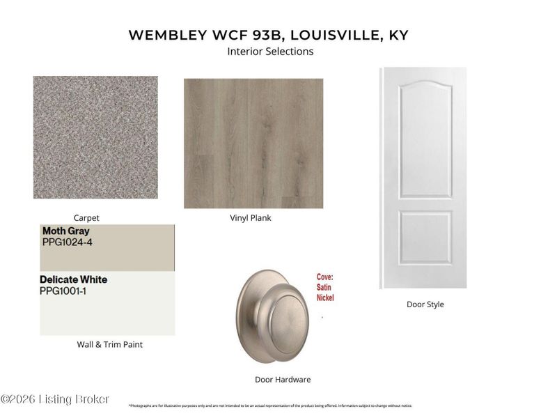 Sample of building materials used in homes in Windcrest Farms, Louisville (Image 4).