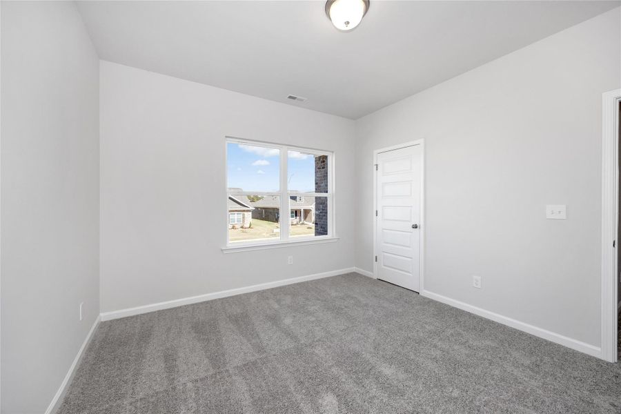 The Harrington- Bedroom 2. Sample image for illustration; upgrades, options, and colors may vary. The Harrington- Bedroom 2. Sample image for illustration; upgrades, options, and colors may vary.