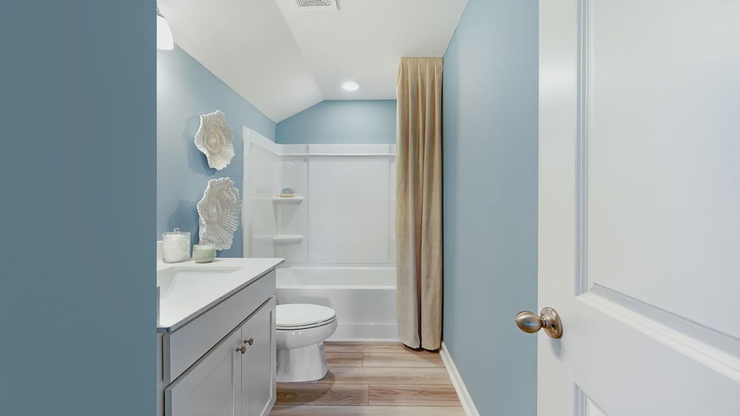 Furnished interior view inside a new home in Bluffs at Sun Colony, Longs (Image 21).