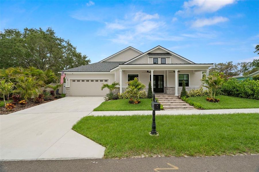 Front exterior of a new home in , Safety Harbor, FL, highlighting curb appeal (Image 25). Front exterior of a new home in , Safety Harbor, FL, highlighting curb appeal (Image 25).