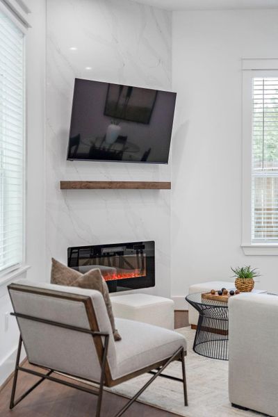 Furnished interior view inside a new home in , Houston (Image 6). Furnished interior view inside a new home in , Houston (Image 6).