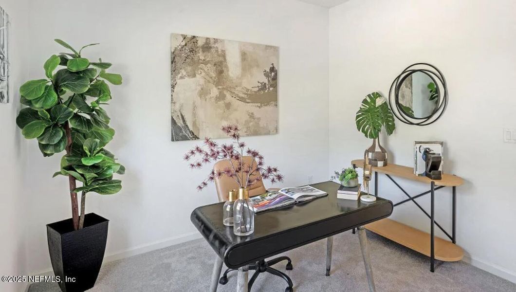 Furnished interior view inside a new home in Tributary: Tributary Royal Collection, Yulee (Image 8).