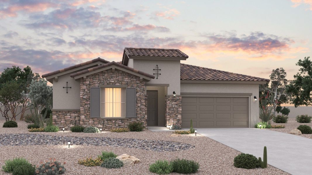 Elevation C – Tuscan Elevation C – Tuscan