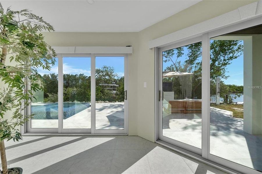 Exterior details and patio area of a home in , Sarasota (Image 28).