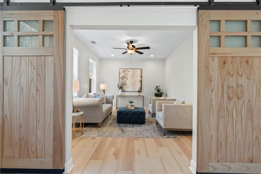 Furnished interior view inside a new home in , Gainesville (Image 51).