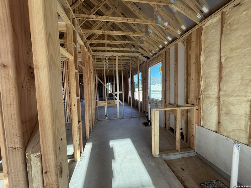 In-progress construction of a new home in The Heritage at Saddlebrook Ranch 70's, Schertz, TX (Image 12).