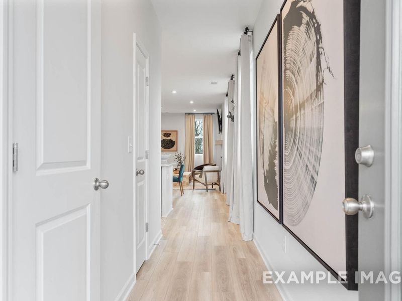 Furnished interior view inside a new home in Townes at North Main, Lillington (Image 5).