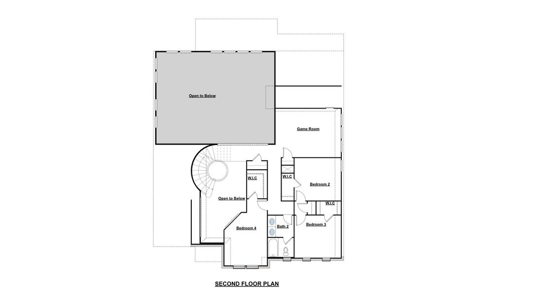 2D floor plan layout for the Harrison by GFO Home in Walsh Ranch, Aledo, TX (Image 4). 2D floor plan layout for the Harrison by GFO Home in Walsh Ranch, Aledo, TX (Image 4).