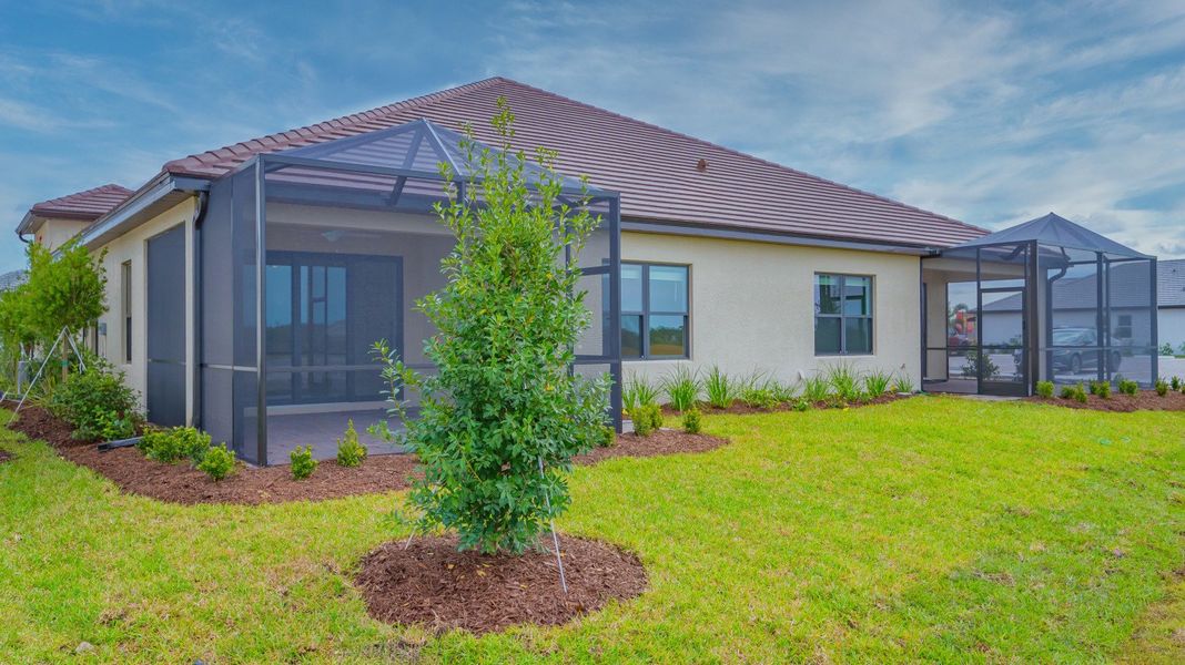 Representative exterior details of a home built from the Tidewinds 2 by Neal Communities in Vistera of Venice, Venice (Image 3).
