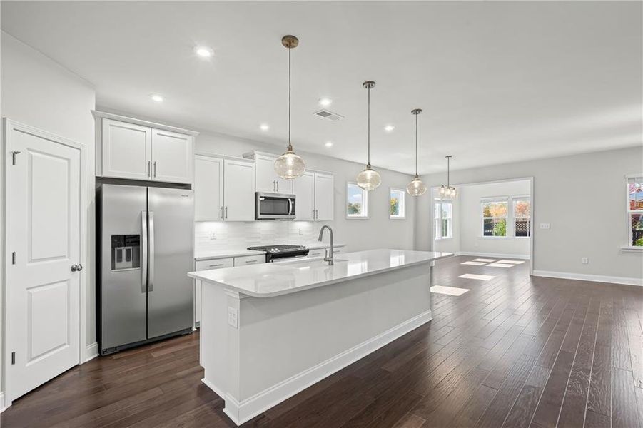 Furnished interior view inside a new home in Berkeley Mill, Cumming (Image 5).